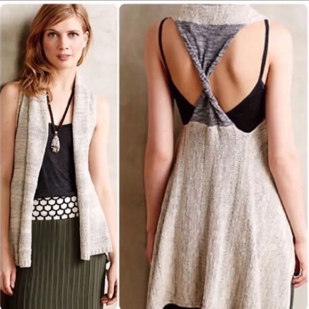 ✨ Anthropologie Sparrow Twist Back Vest✨